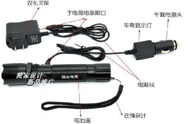 2000型金屬可拆卸鋰電電擊器