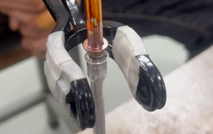 銅鋁管焊接的工藝突破：高頻感應釬焊解決異種金屬連接難題(圖1)